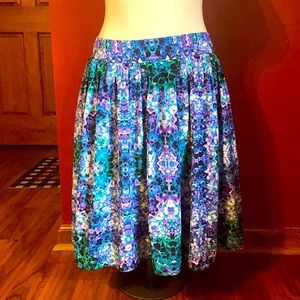 Knee length skirt
